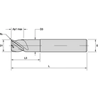 SC DRILL SLOT ENDMILL A D=2.8