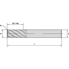 PINNFRÄS 16MM AP:32 R0.75 CYL