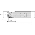 RODEKA IC10 D=25 Z=3 WELDON