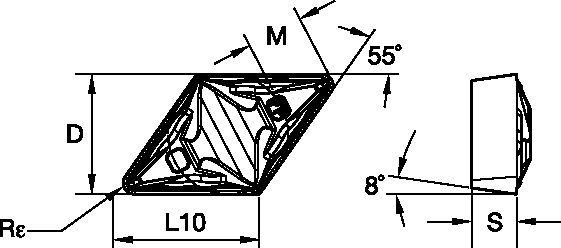 Top Notch Profiling Insert
