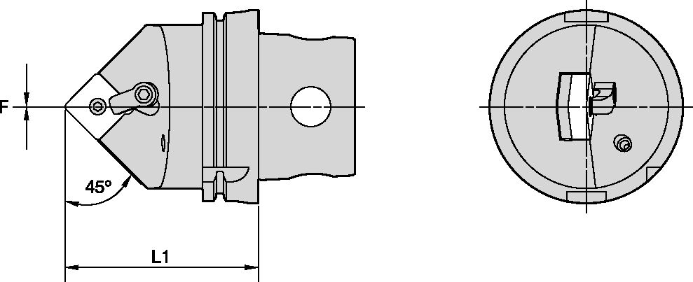 KM4X100 KENLOC CUTTING UNIT
