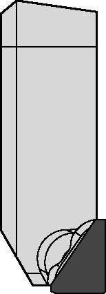 Finishing Cartridge, Burr Free 90°