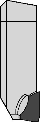 Roughing cartridge 75°