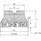 TOOLHOLDER KSSM 8+ SHELL MILL