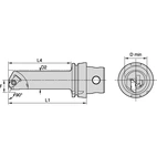 KM4X63 TOP NOTCH GROOVING BAR
