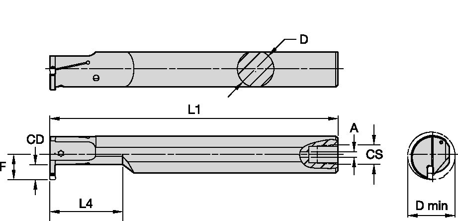 Evolution Boring Bar D0.98 L7