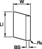 PCD Inserts • KSDR • Ap1 max = 12,7mm