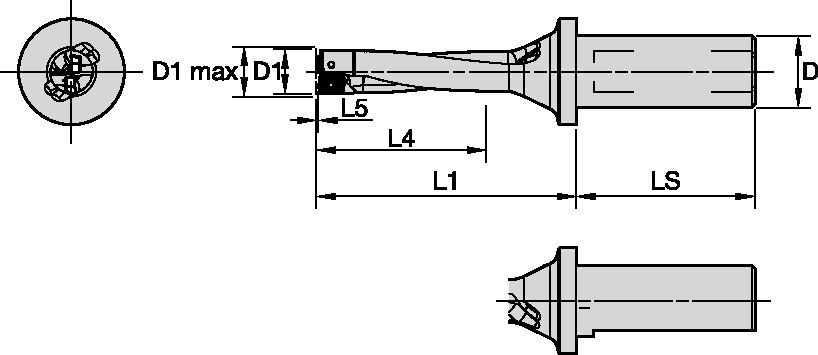 BORR 12.5MM 4xD IK WB DrillFIX DFR
