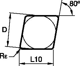 ANSI/ISO Turning Insert CN..