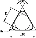 ANSI/ISO Turning Insert TN..