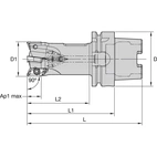 VHSC-16 HIGHSPEED CUTTER D50 Z4 HSK63A