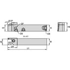EvolutionHolder W25.0mm L150.