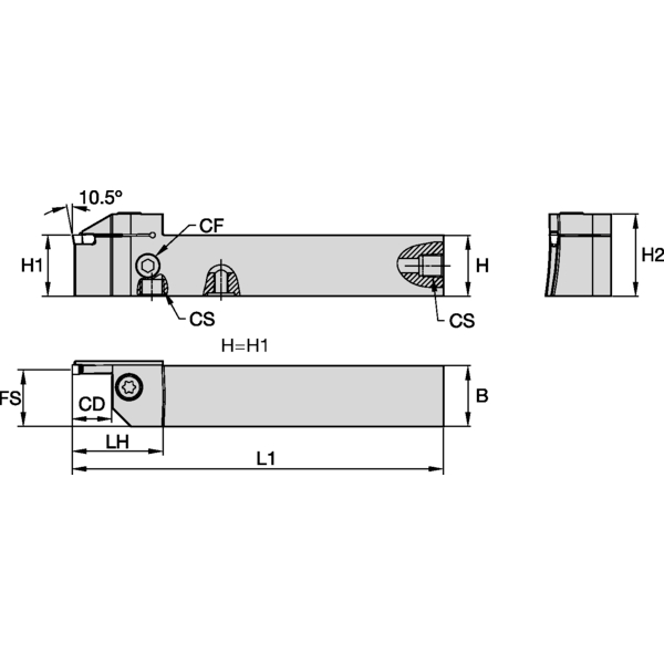 Evolution Holder W25.0mm L150