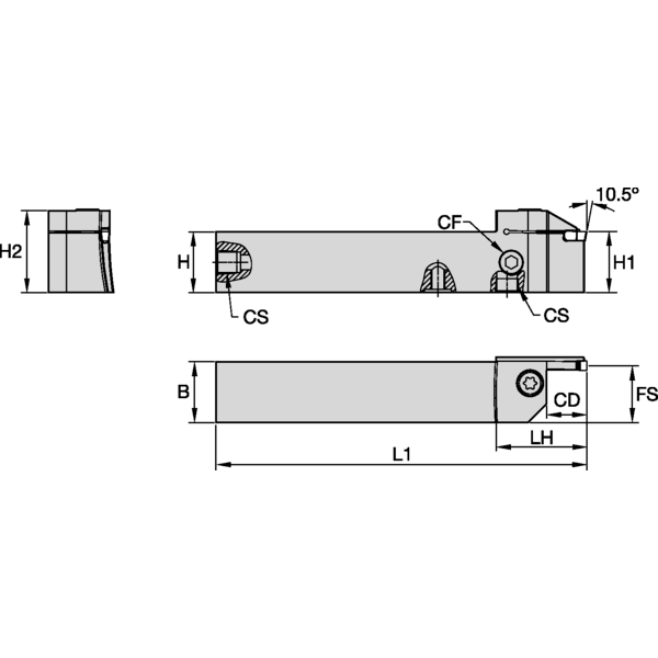 EvolutionHolder W25.0mm L150.