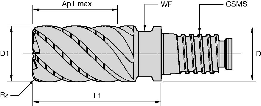 D-L HP RUF 4F 10XDL10X15R0.5