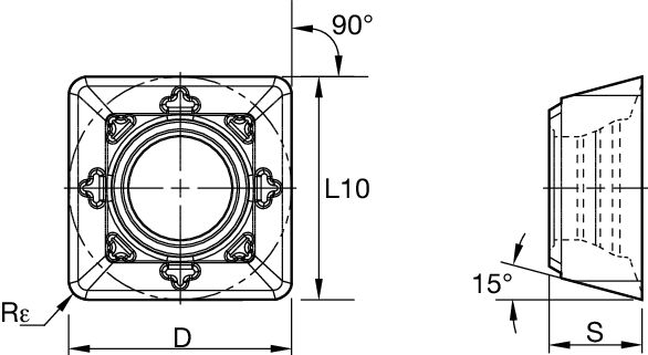 5230VS09 Insert • -423 • LIGHT TO GENERAL MACHINING