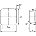 KCFMINSERT SDHN-SN4W WIPER