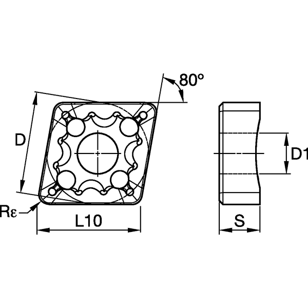 ANSI/ISO Turning Insert CN..