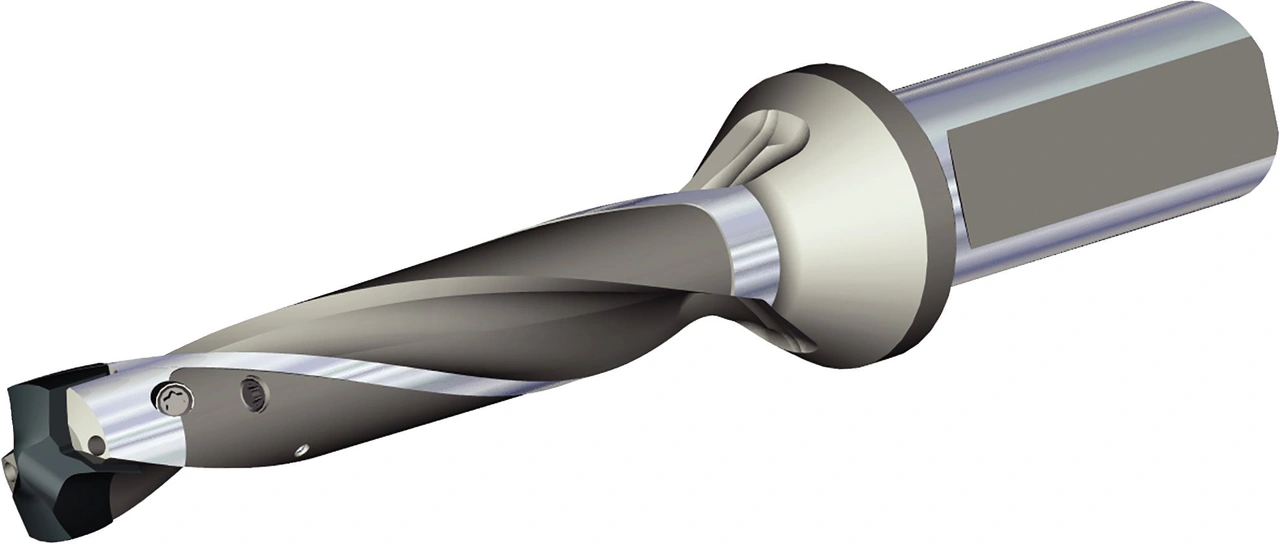 TDMX DRILL BODY D=21MM 5XD SL SHANK 25MM