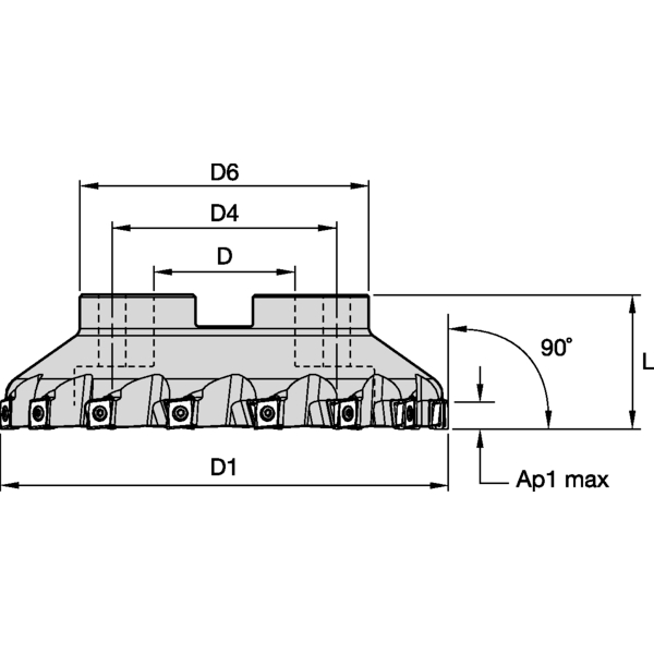 KT4 D100 Z=11 METRIC SHELL MI~