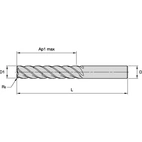 PINNFRÄS 20MM AP:60 R1 CYL
