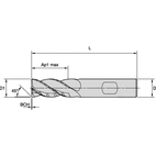 PINNFRÄS 2.5MM AP:5MM WD