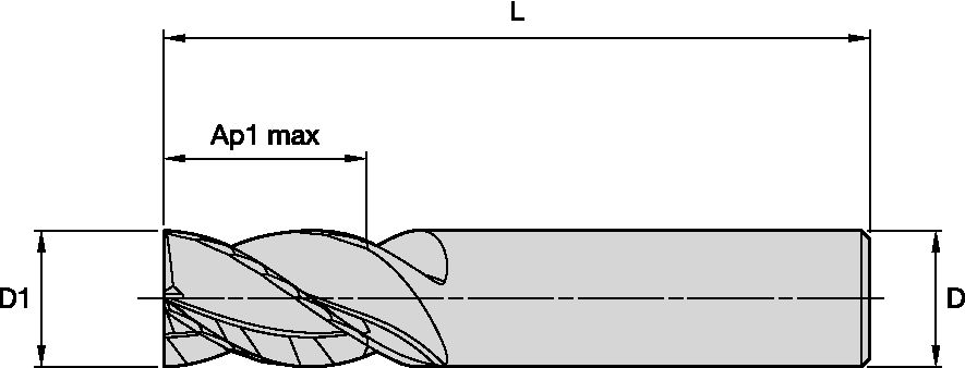 PINNFRÄS 10MM AP:14MM CYL