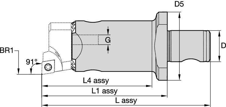 UFT Extension d. 29-53mm L100mm
