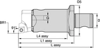 UFT Extension d. 29-53mm L100mm