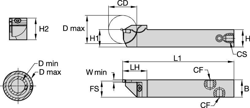 WGC HOLDER W16,0MM L125,0MM