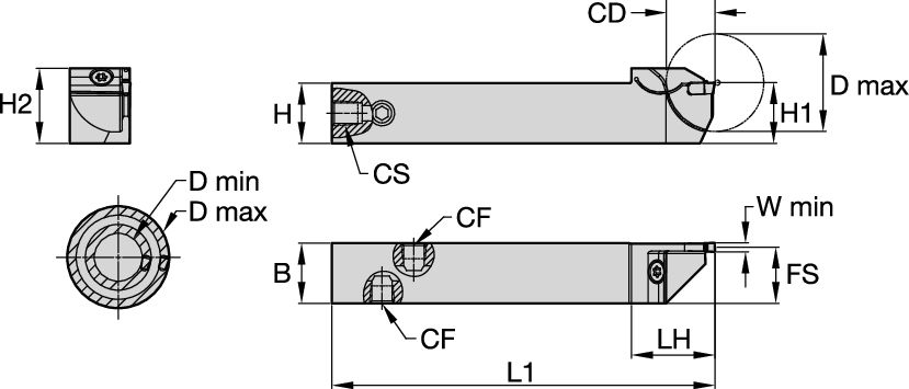 WGC HOLDER W16,0MM L125,0MM