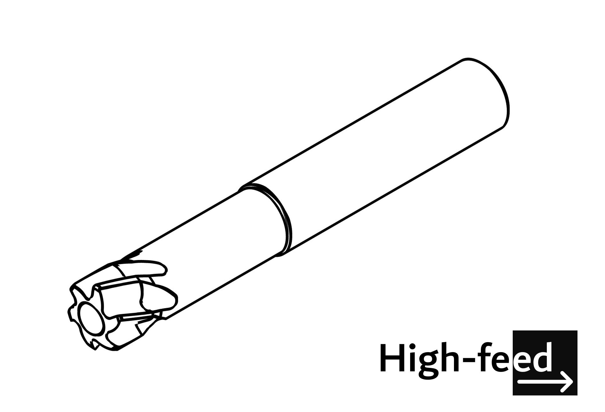 Högmatningsfräsning