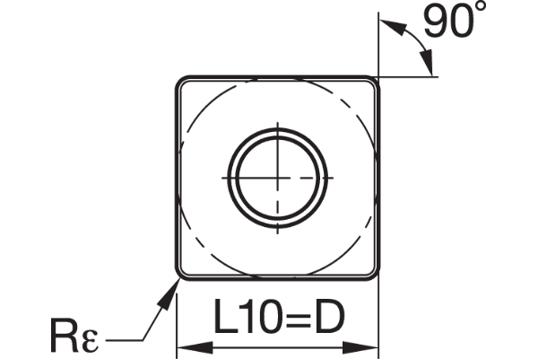 Turning insert CVD: Roughing ~