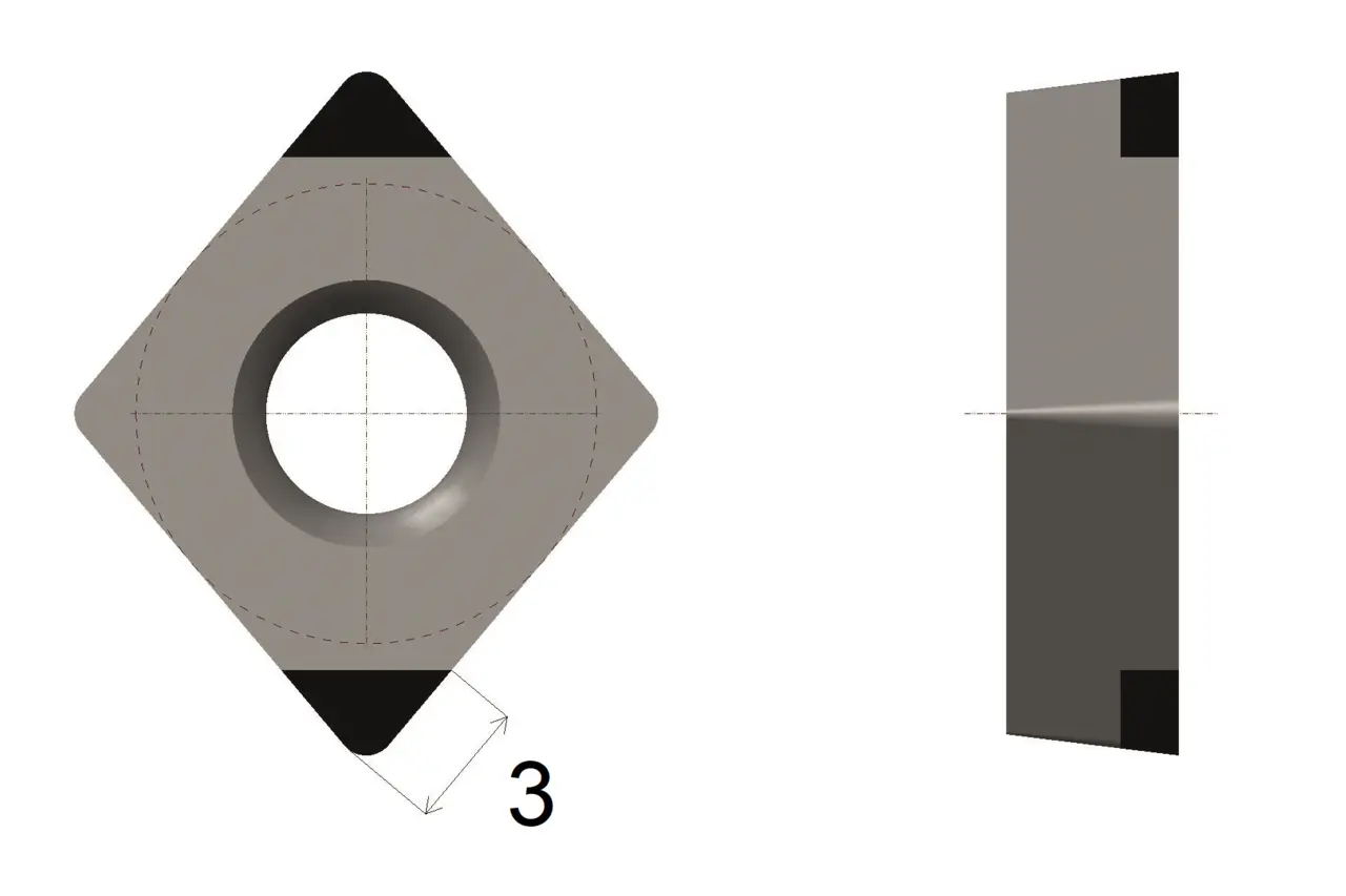 CBN Insert:Uncoated