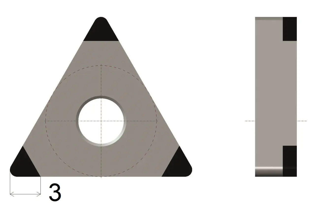 CBN Insert:Uncoated