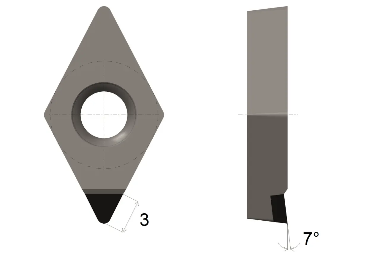 PCD Insert:Uncoated