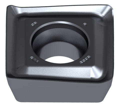 Milling insert Uncoated: Sharp