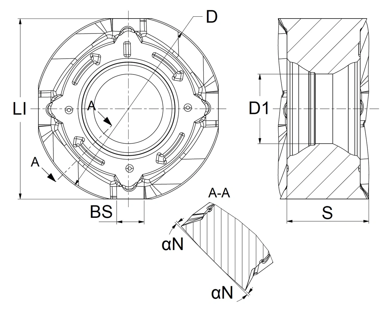 Milling insert • SHARP FOR STAINLESS STEEL