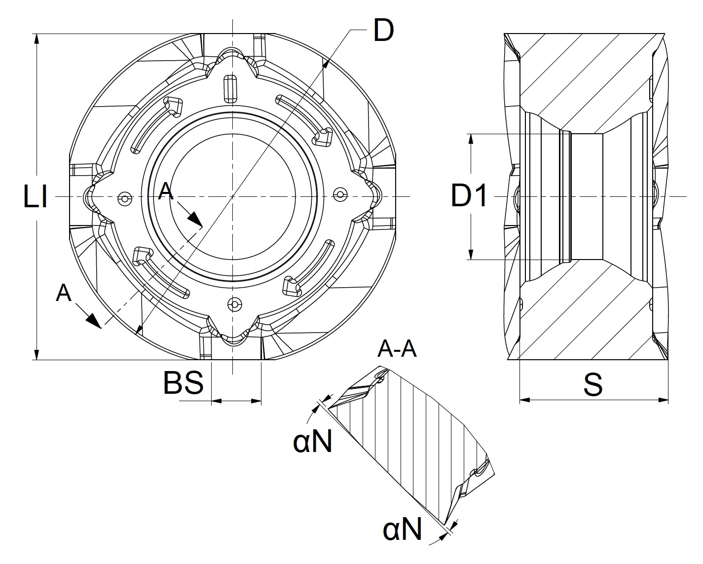 Milling insert • GENERAL FOR STEEL