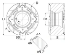 Milling insert • SHARP FOR STAINLESS STEEL