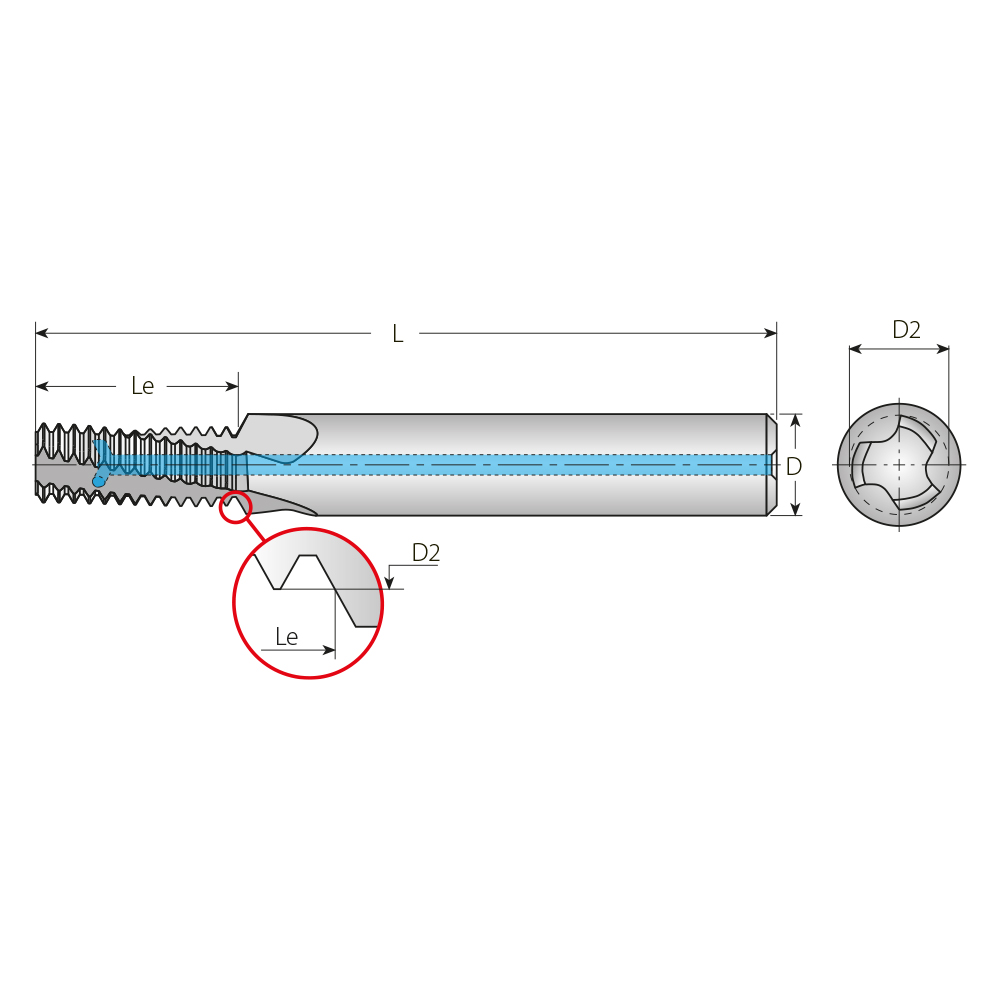 TM Solid Carbide HeliCool-Rad~