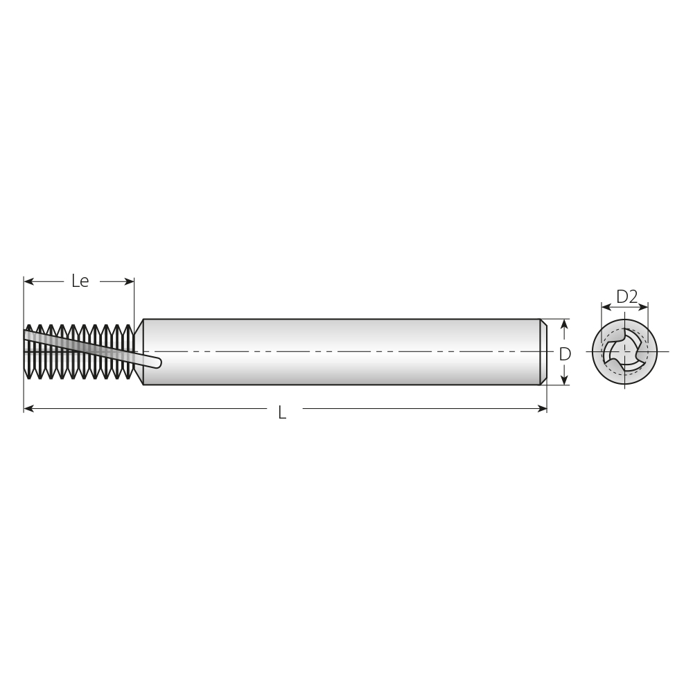 TM Solid Carbide Helical