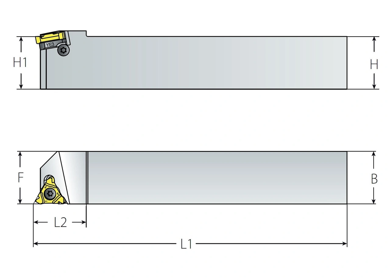 Hållare 16x16mm MACH TT