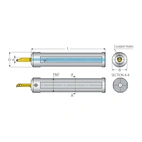 Cyl. d4 m  4st plan utan fläns