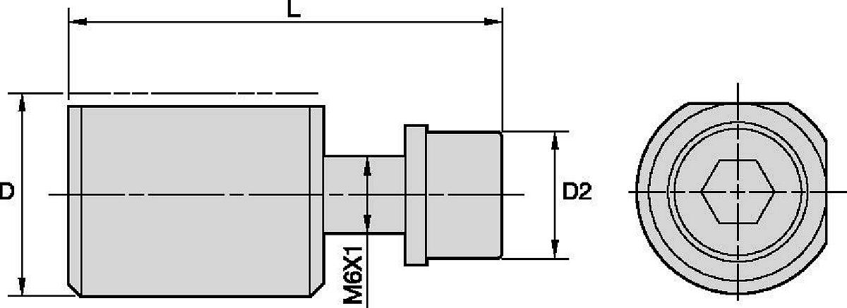 Dragtapp för infästning