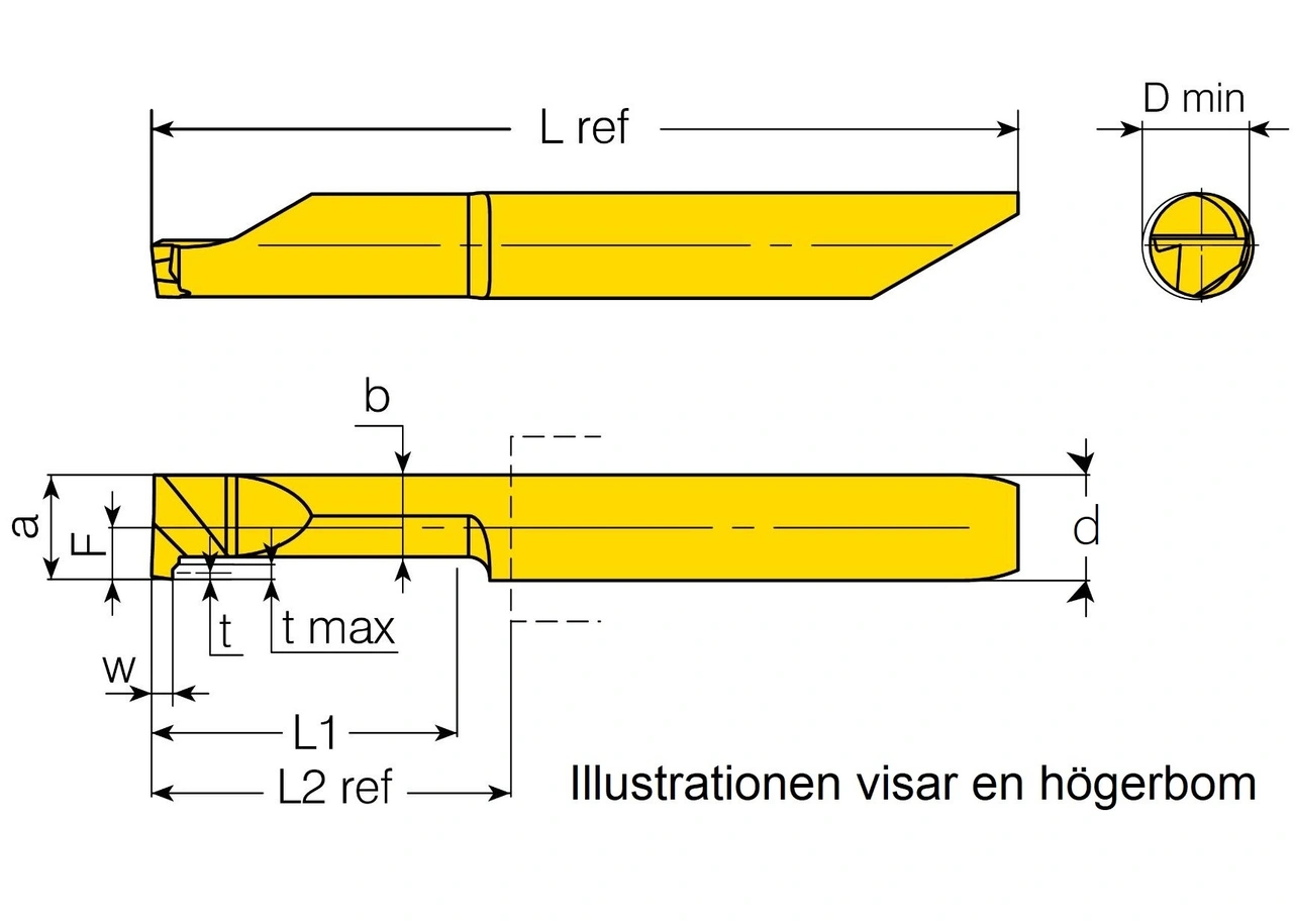 Bom 3,8mm W1 avstick