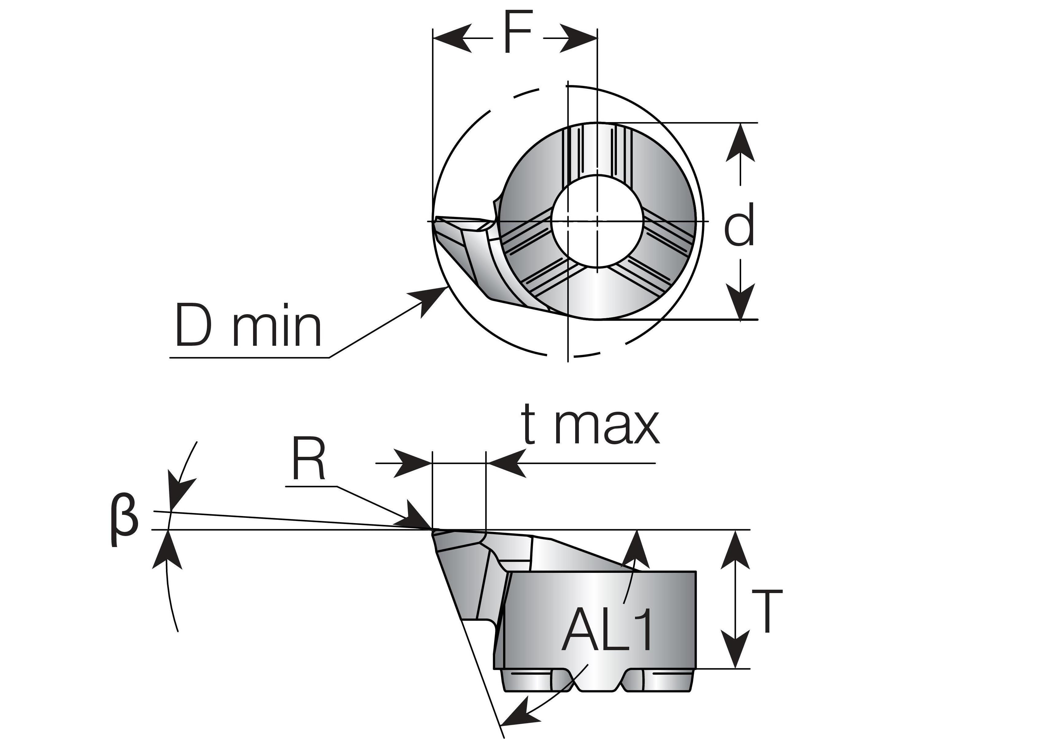 Svarvskär 98° CB VE08..