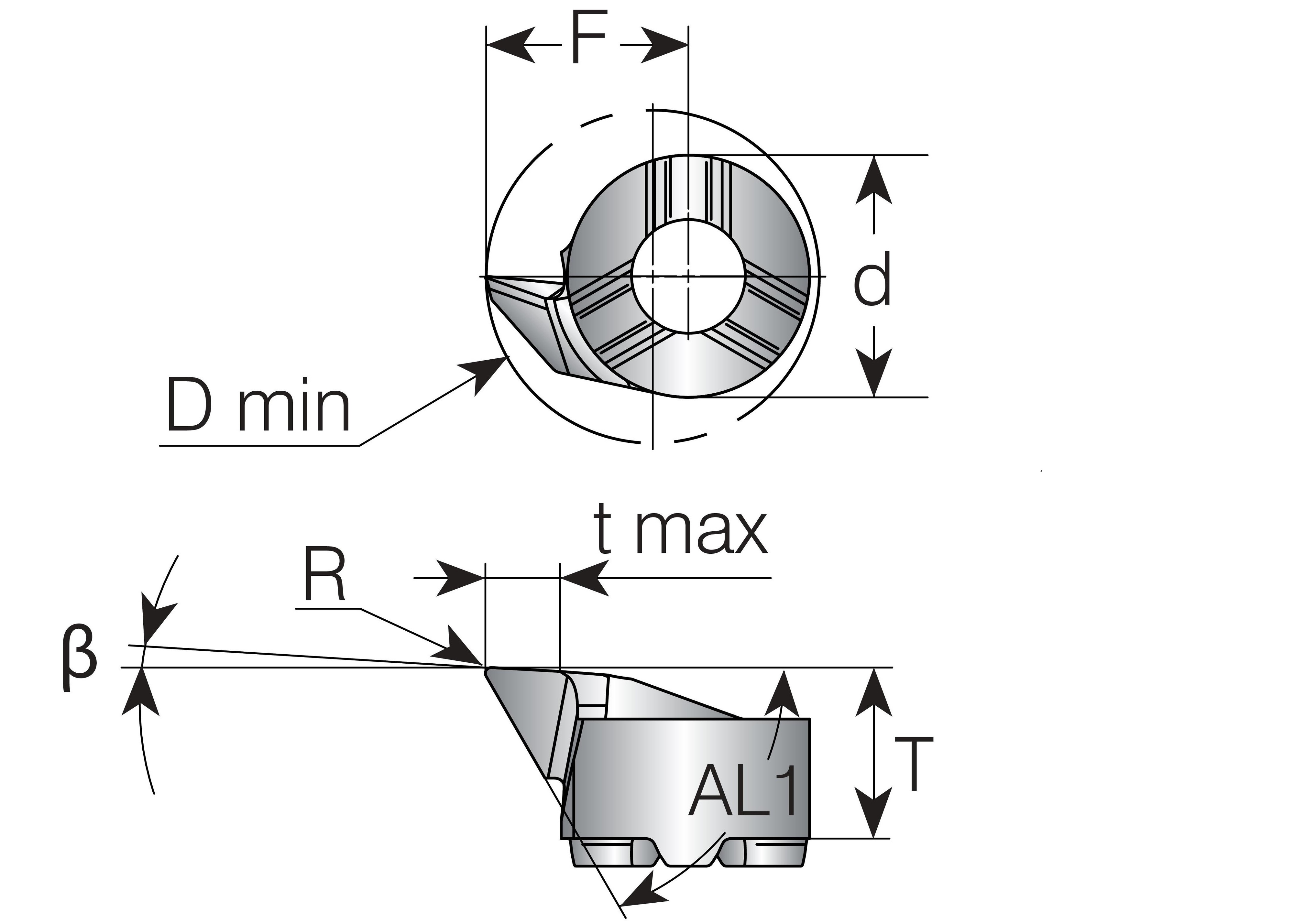 Svarvskär 98° VE08..