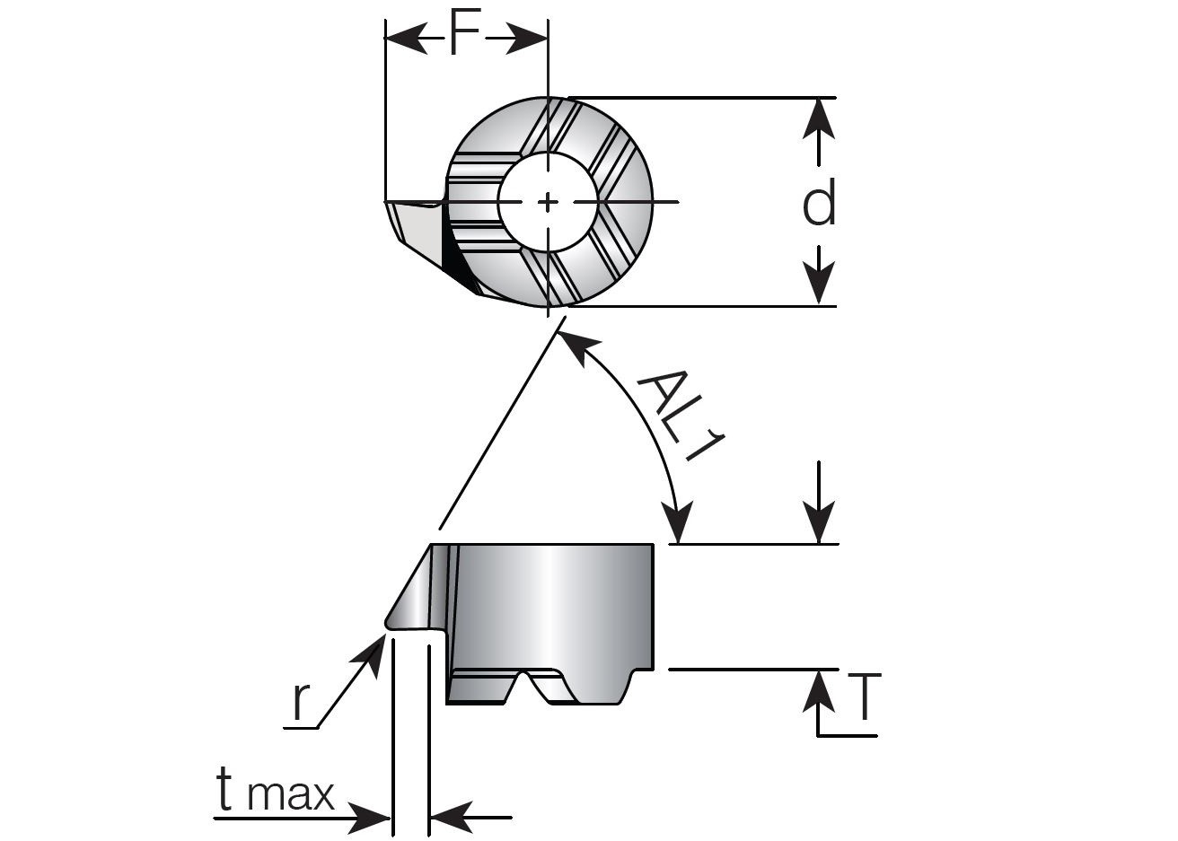 Svarvskär 92° V14..