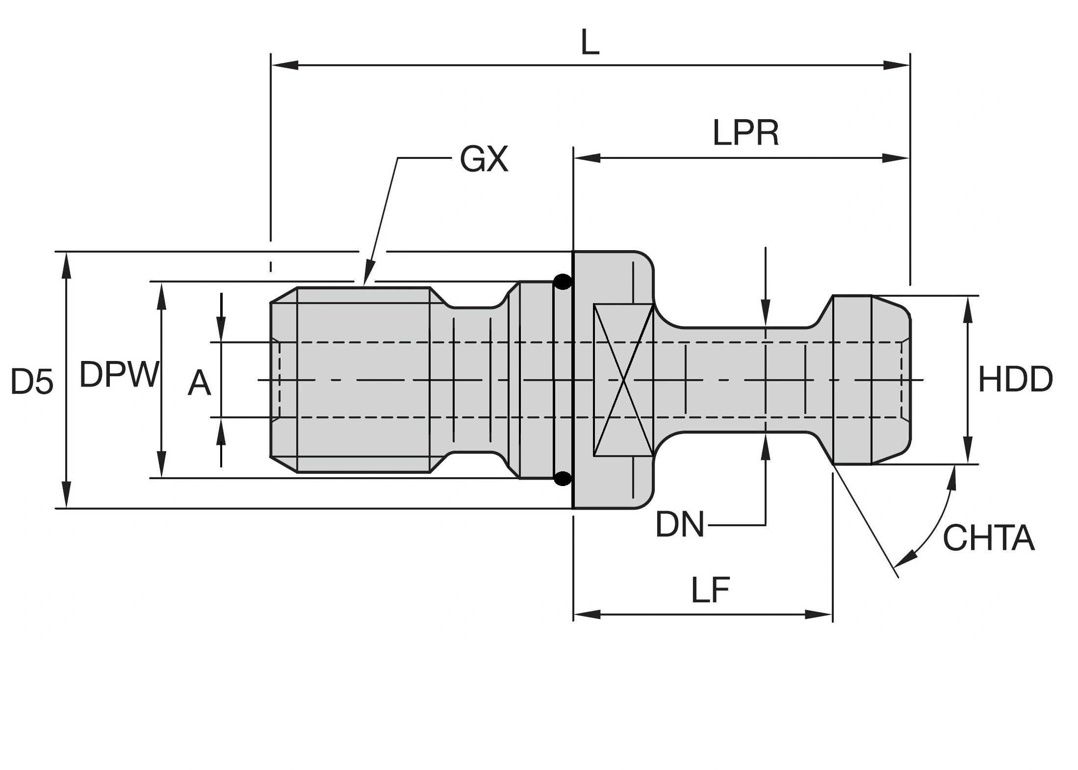 Dragtapp JIS B 6339 med 7.0mm